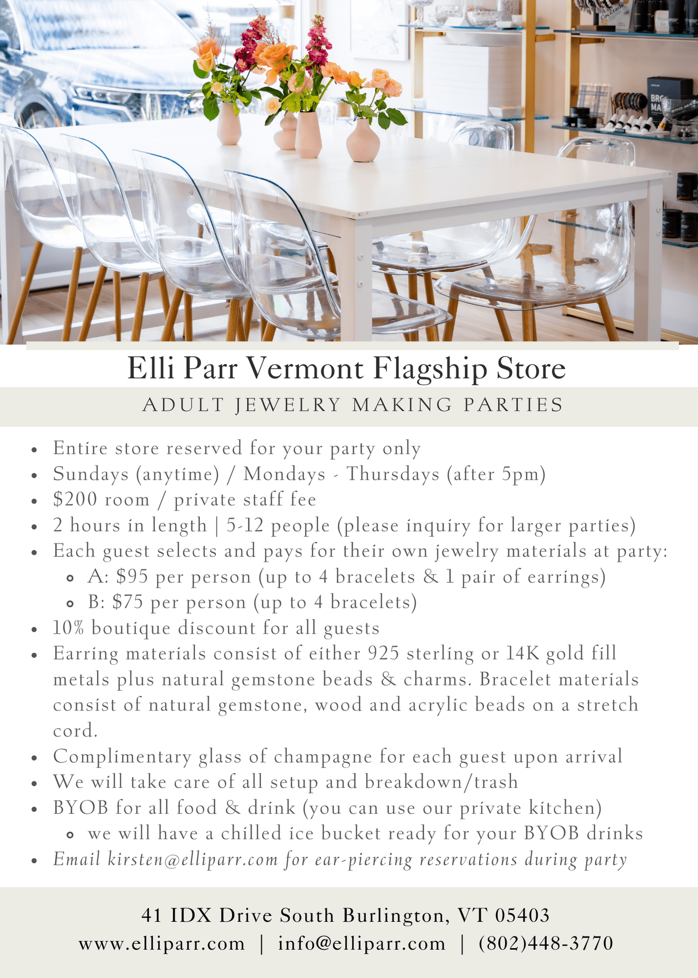 Adult Private Jewelry Making Workshop (2025) - elliparr