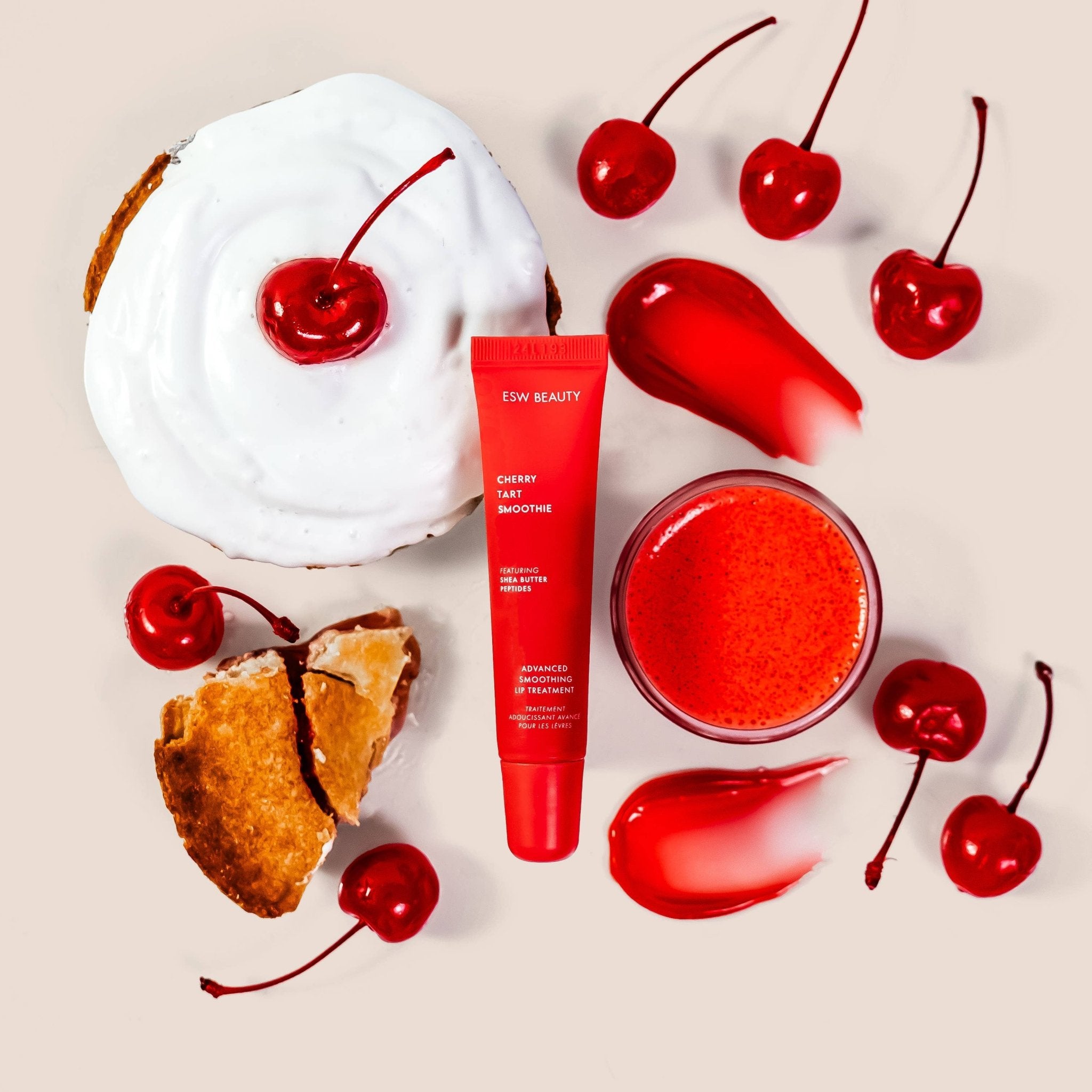 Cherry Tart Smoothie Advanced Smoothing Lip Treatment - elliparr