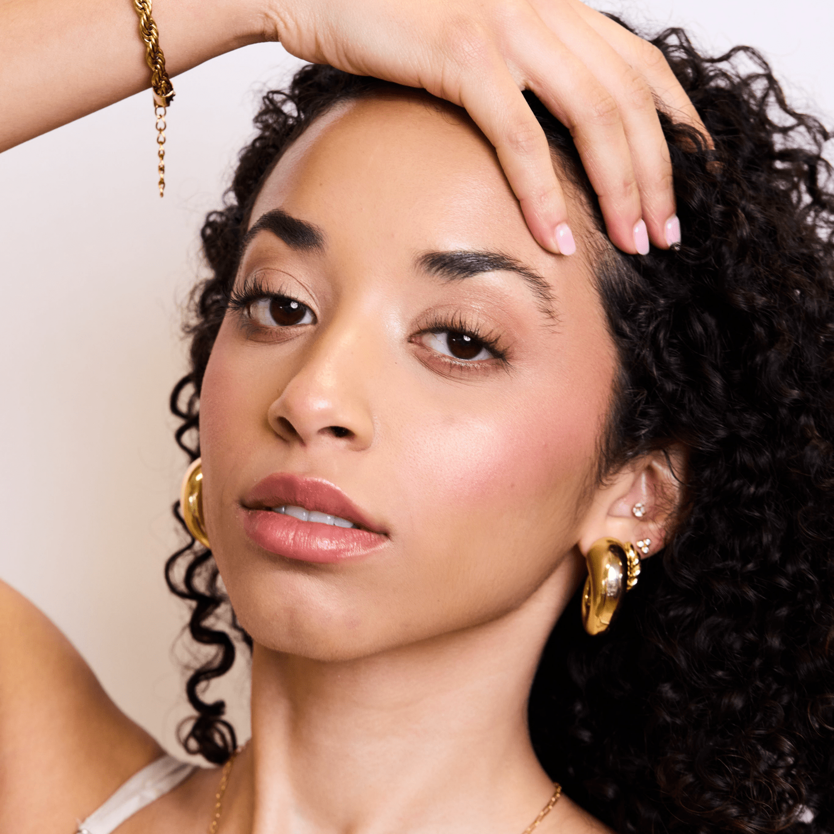 Claw Hoop 18K Gold over Brass - elliparr