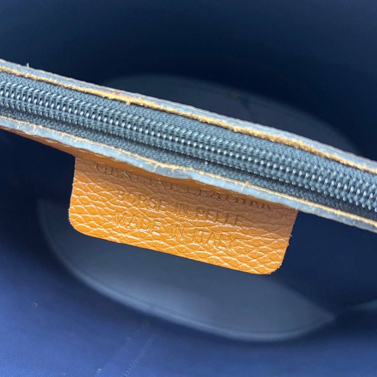 Genuine leather bucket bag, Made in Italy, art. 112559 - elliparr