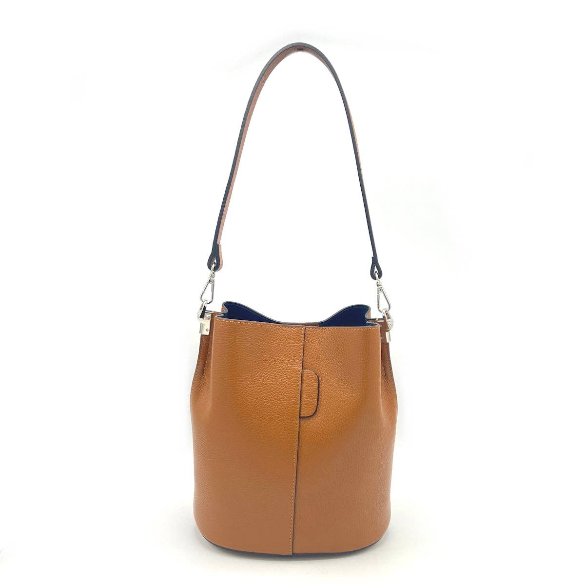 Genuine leather bucket bag, Made in Italy, art. 112559 - elliparr