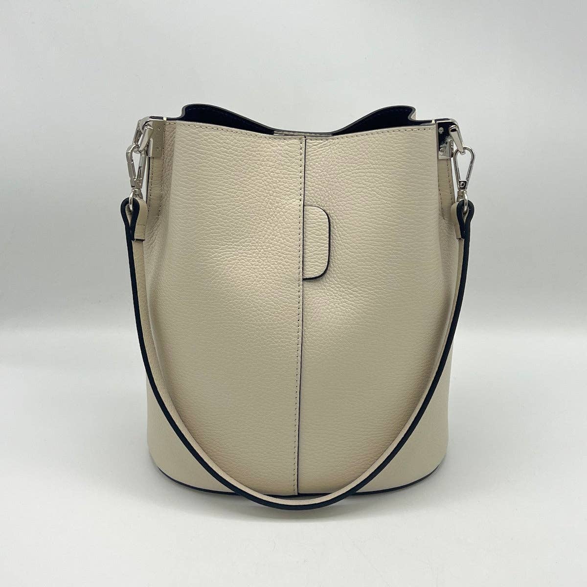 Genuine leather bucket bag, Made in Italy, art. 112559 - elliparr