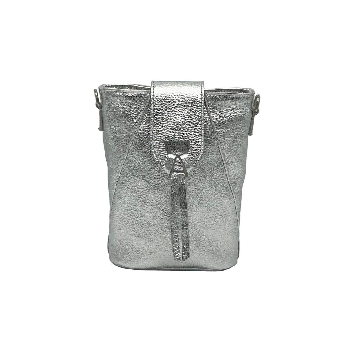 Genuine leather crossbody bag, Made in Italy, art. 112668 - elliparr