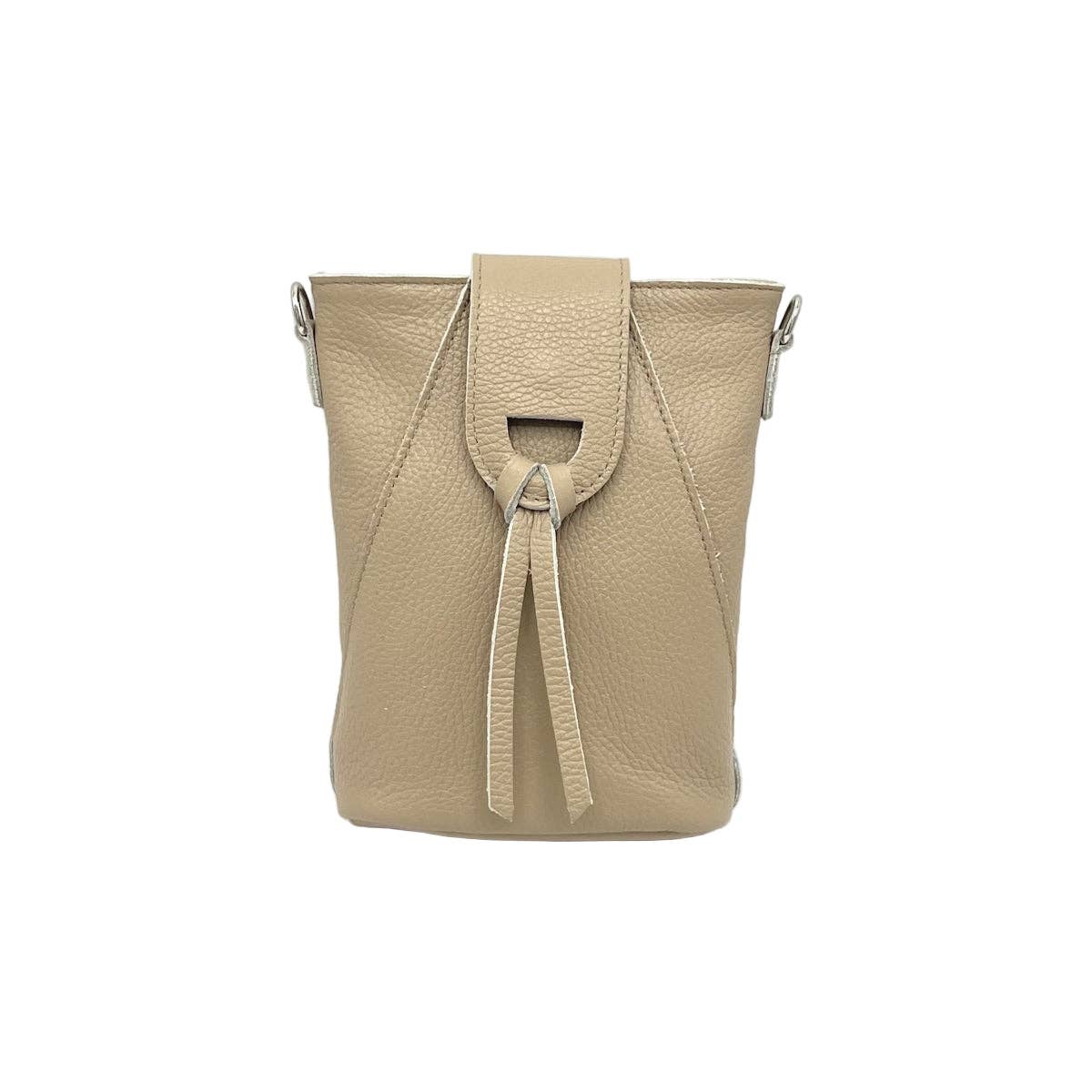 Genuine leather crossbody bag, Made in Italy, art. 112668 - elliparr