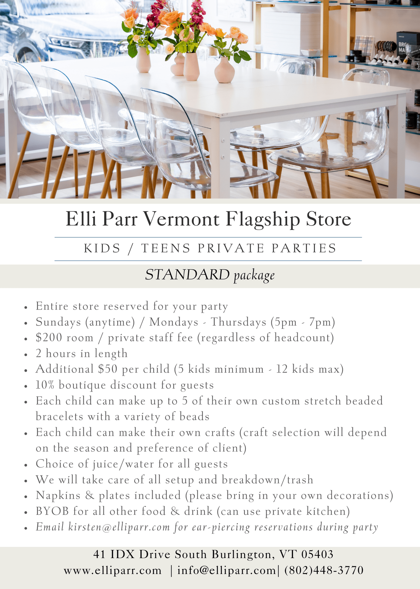 Kids/Teens Private Jewelry Party (STANDARD Package) - elliparr