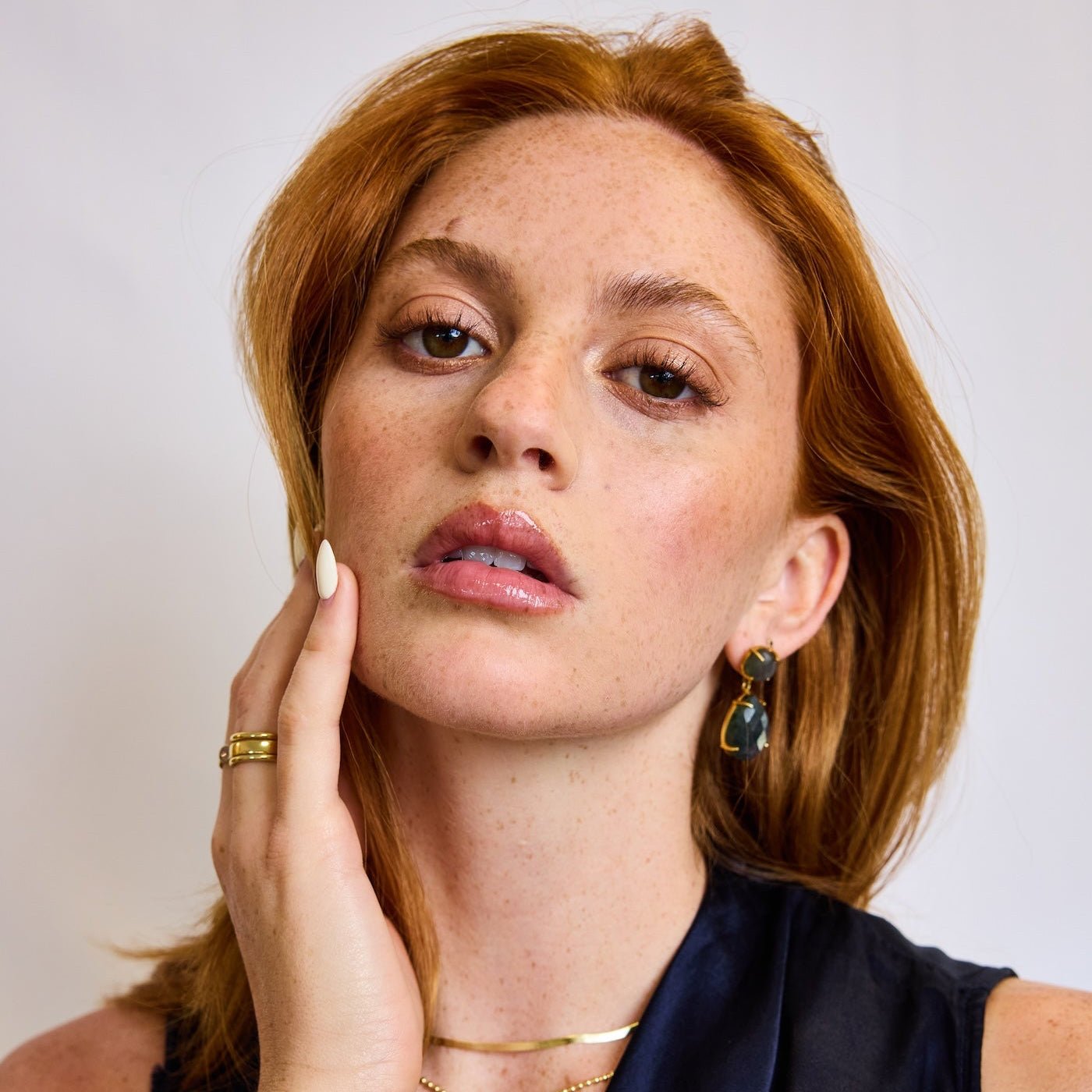 Lennox Earrings | Labradorite - elliparr