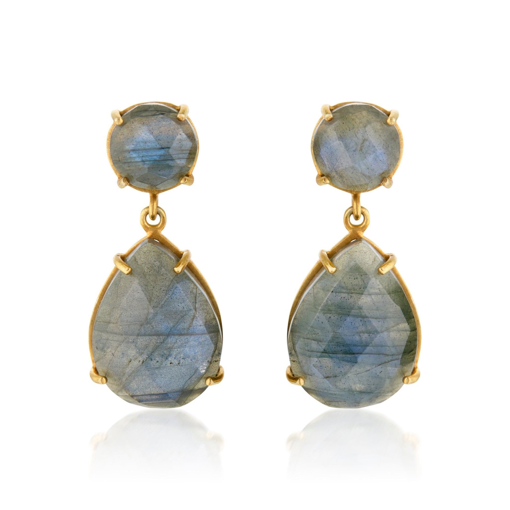 Lennox Earrings | Labradorite - elliparr