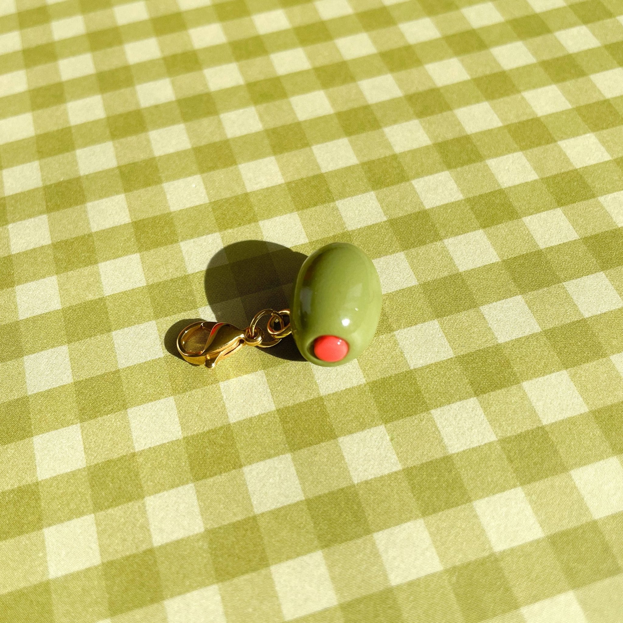 Olive Bag Charm - elliparr