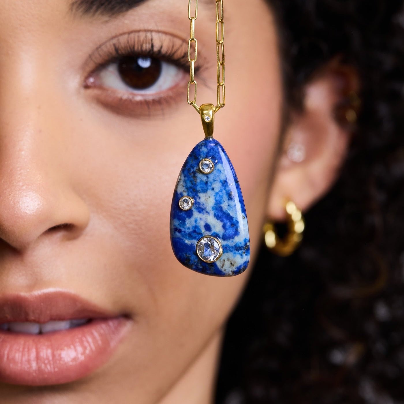 Selene Azure Necklace - elliparr