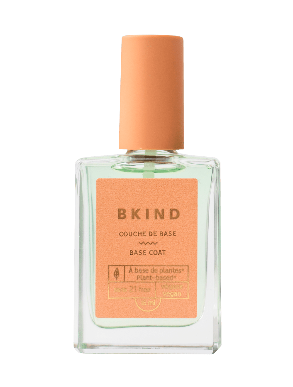 Vegan & 21 - free Nail Polish - Base Coat with Squalane - elliparr