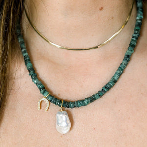 Bordeaux Emerald Necklace - elliparr