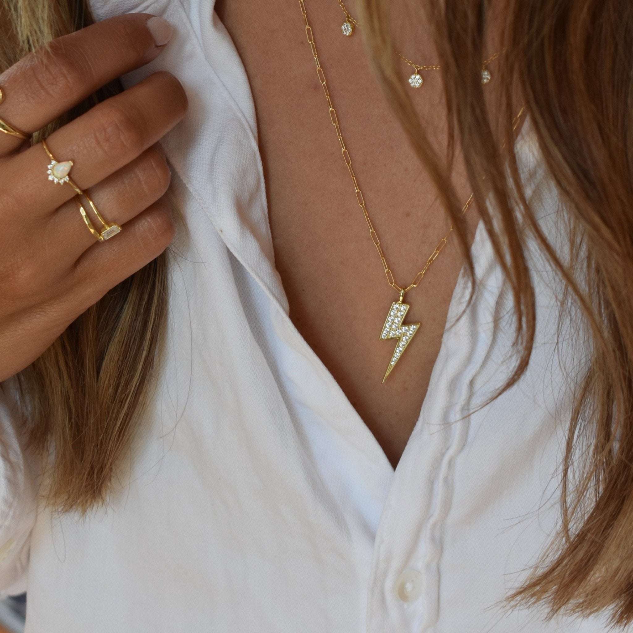 Gold Power Pendant - elliparr