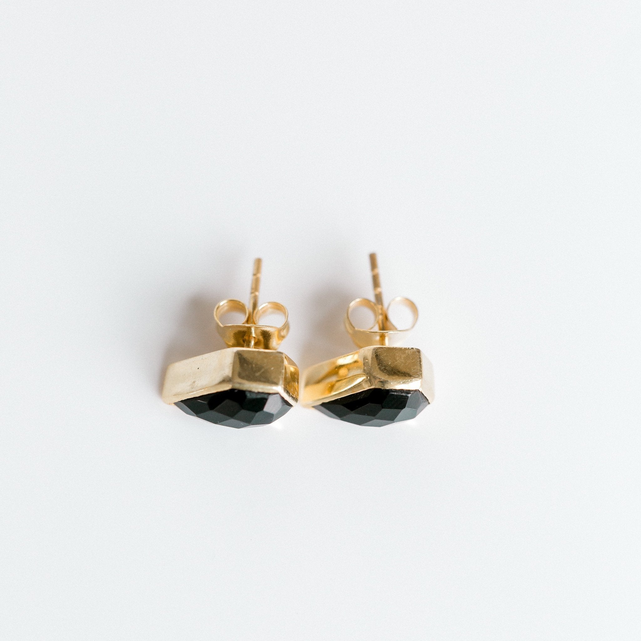 London Studs | Black Onyx - elliparr