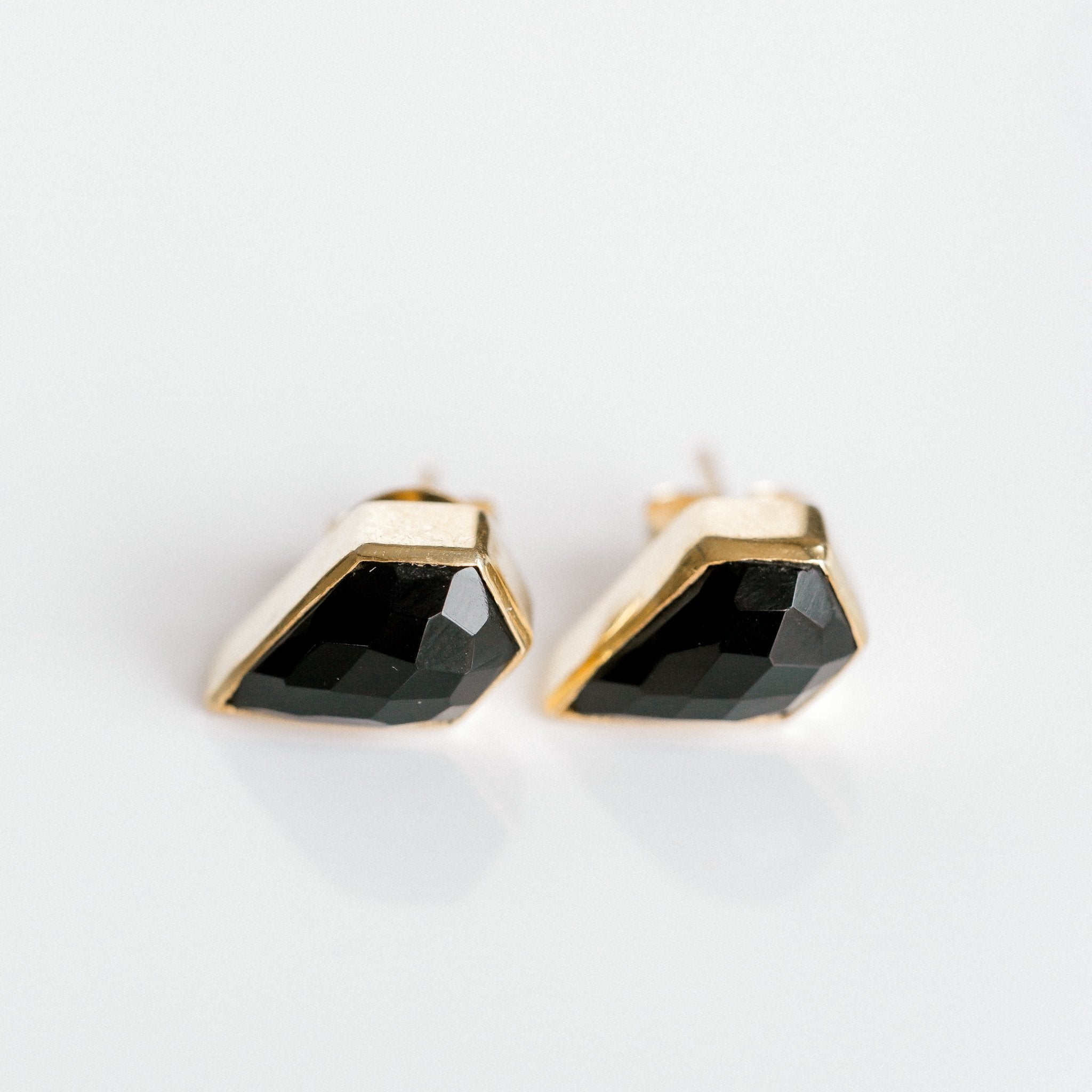 London Studs | Black Onyx - elliparr