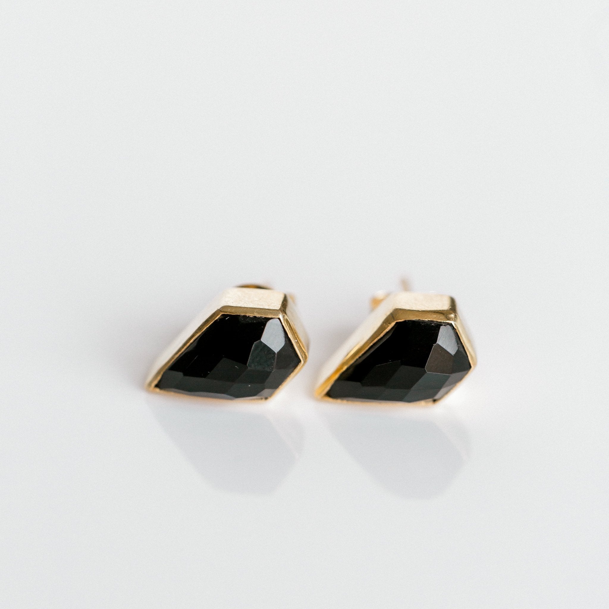 London Studs | Black Onyx - elliparr