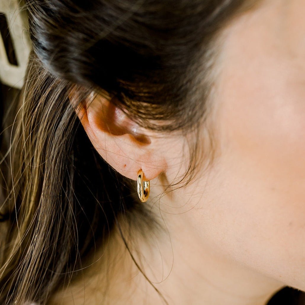 Mini Gold Hoops - elliparr