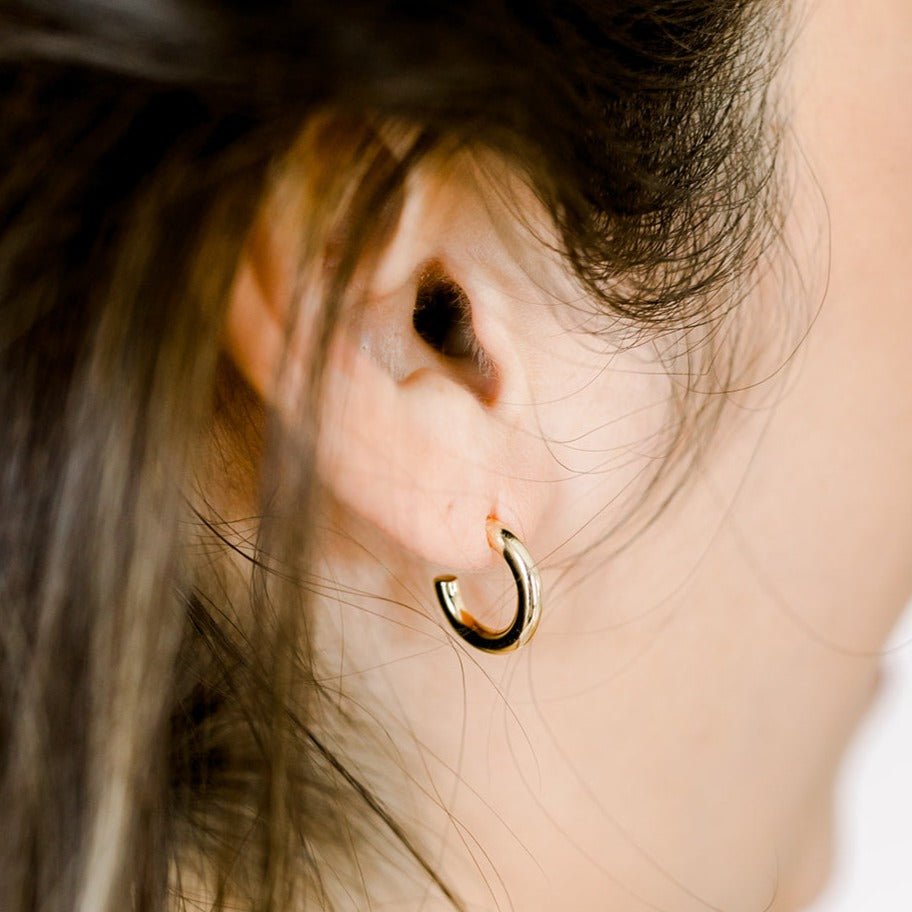 Mini Gold Hoops - elliparr