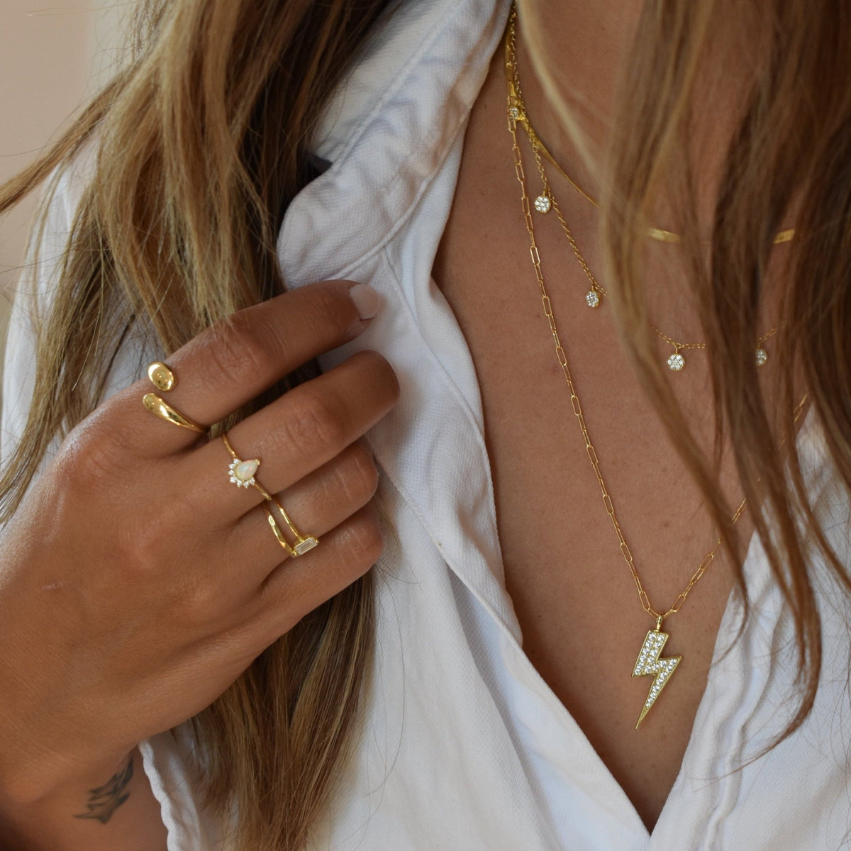 Natalia dome ring, alternate view – designed in Vermont by Elli Parr