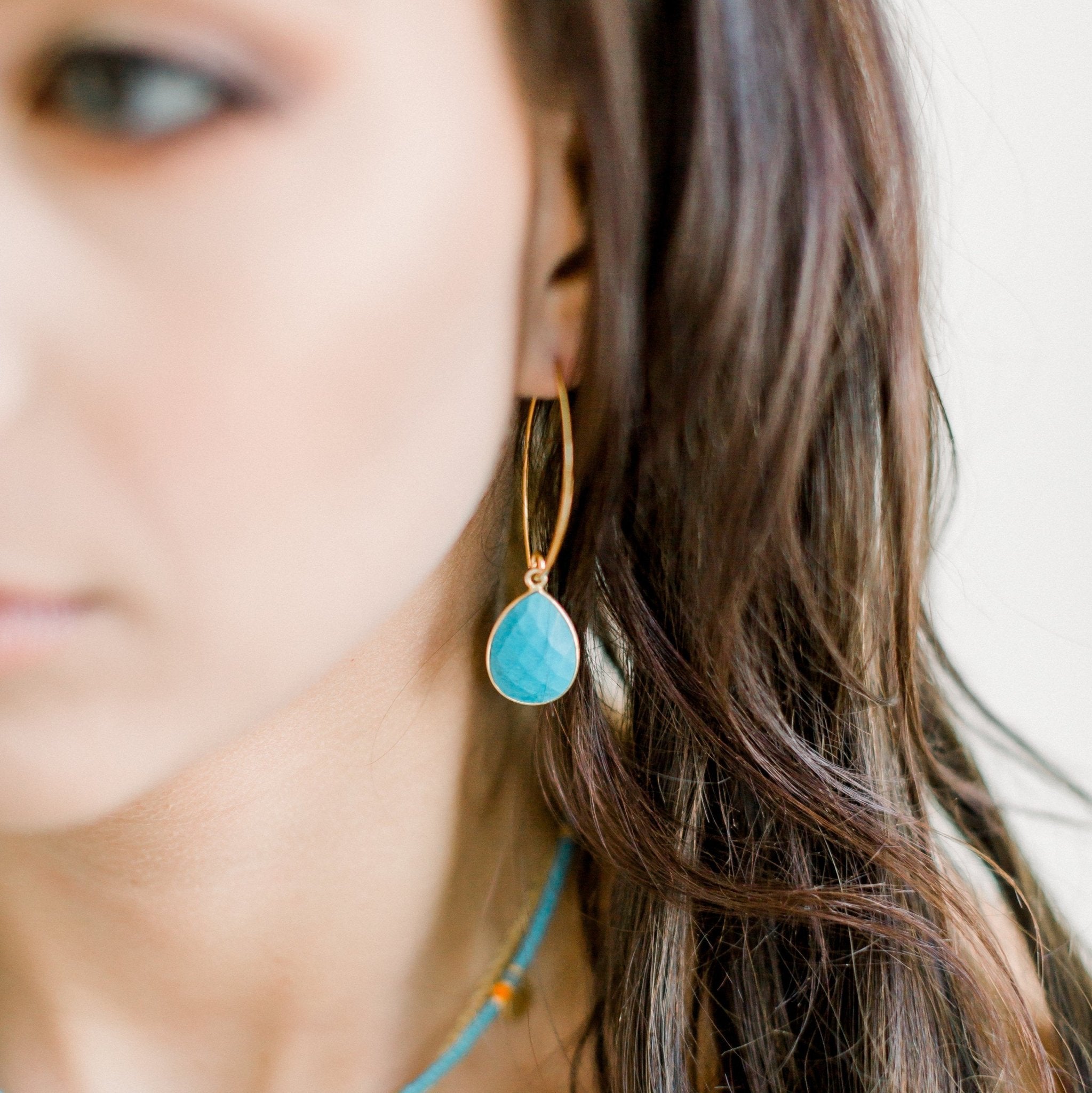 Simone Marquis Earrings | Turquoise - elliparr