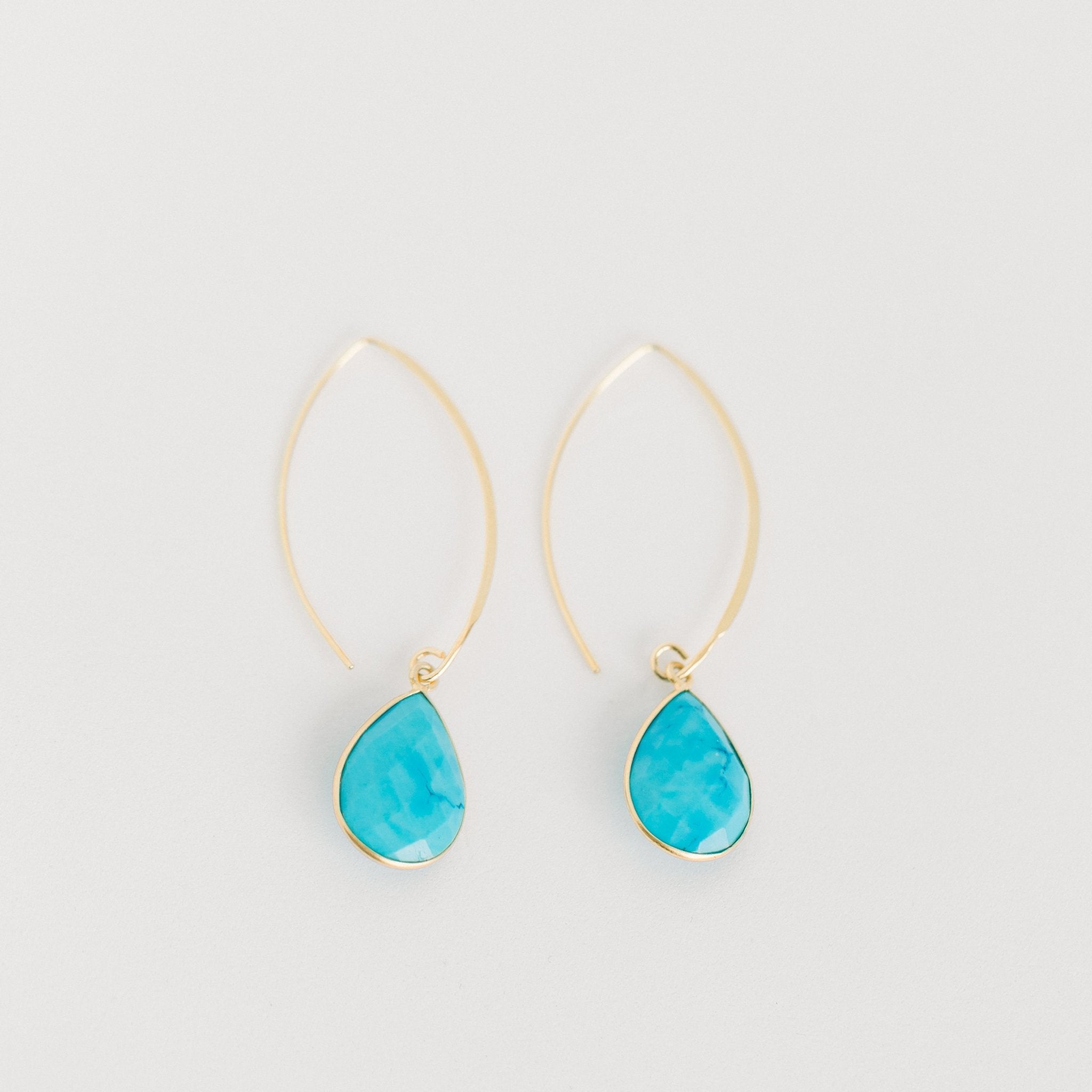 Simone Marquis Earrings | Turquoise - elliparr