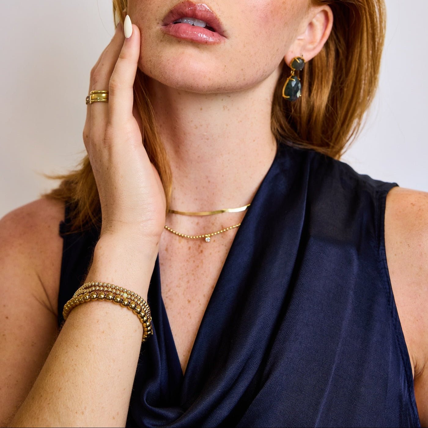 14K Gold Fill Opal Bracelet - elliparr