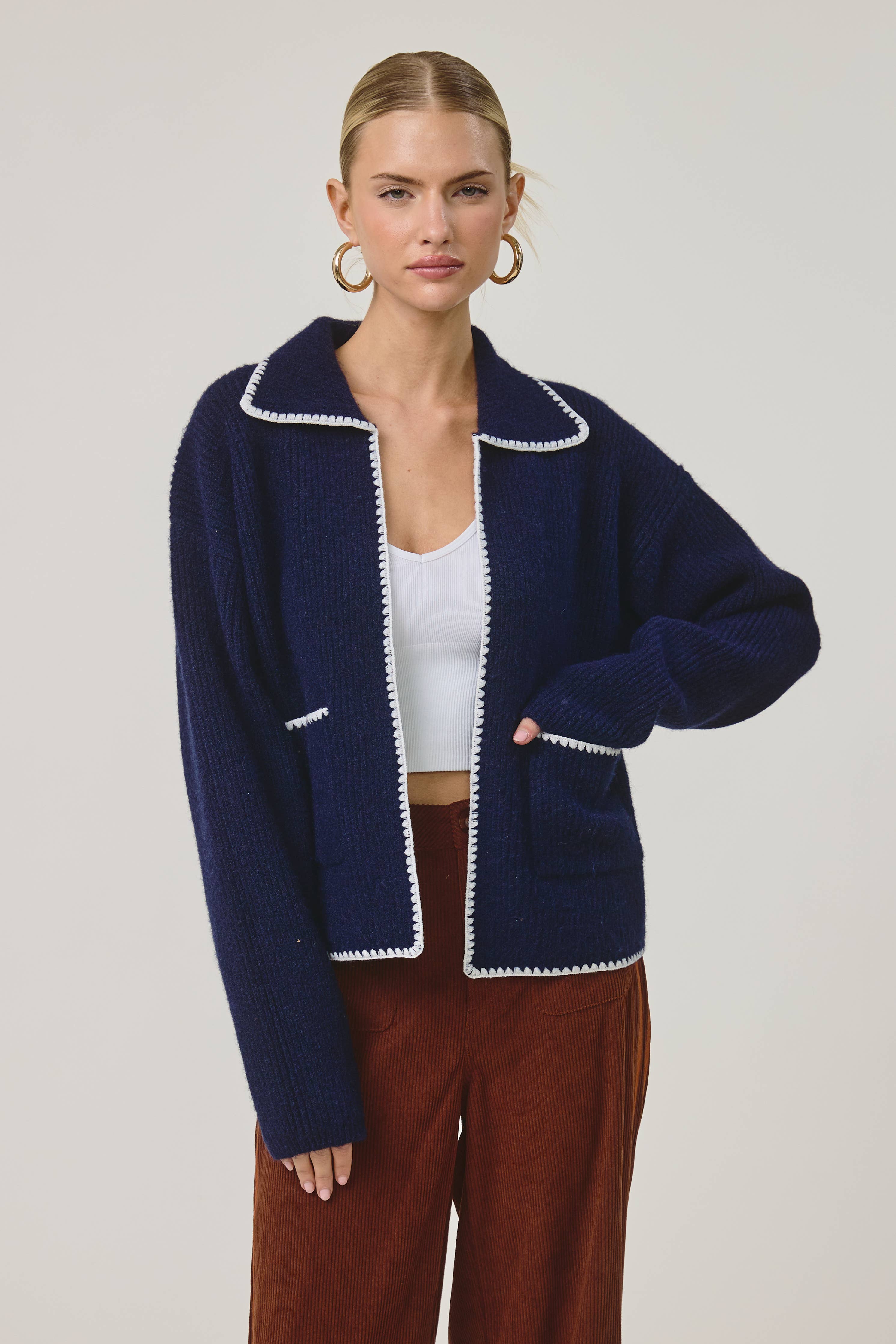 Fisherman’s Postcard Sweater Cardigan