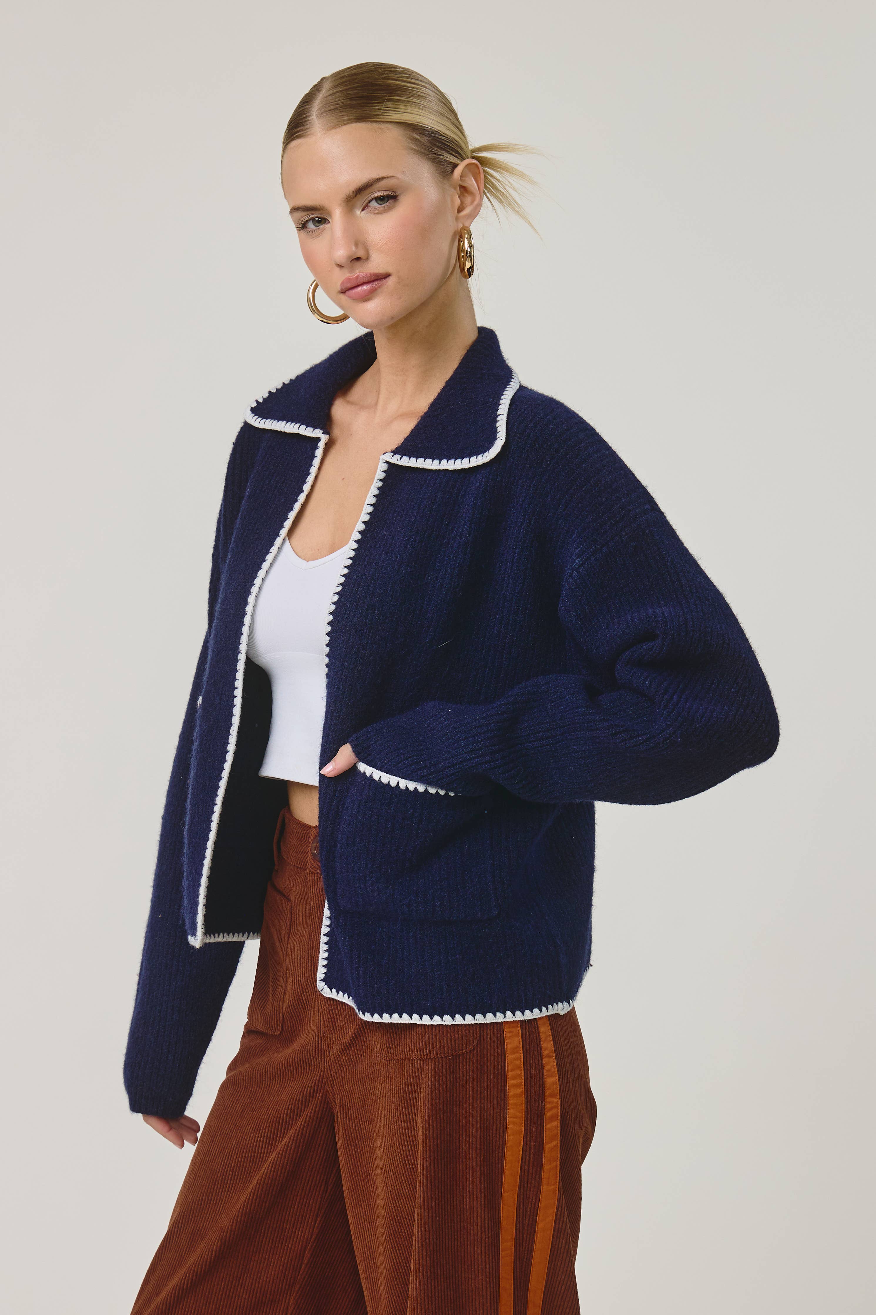 Fisherman’s Postcard Sweater Cardigan