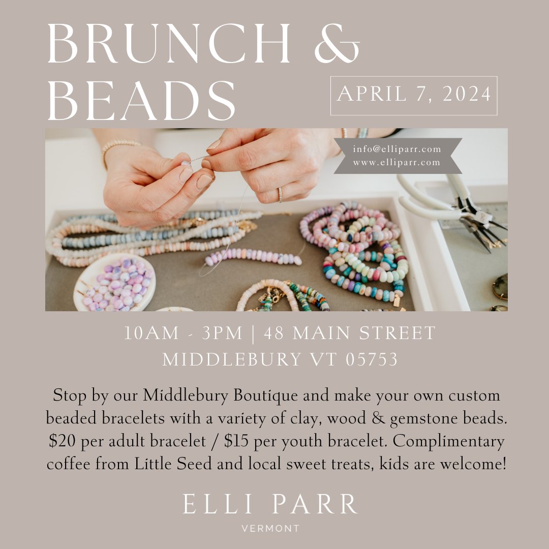 "Brunch & Beads" DIY Bracelet Event 4/7/2024 - elliparr