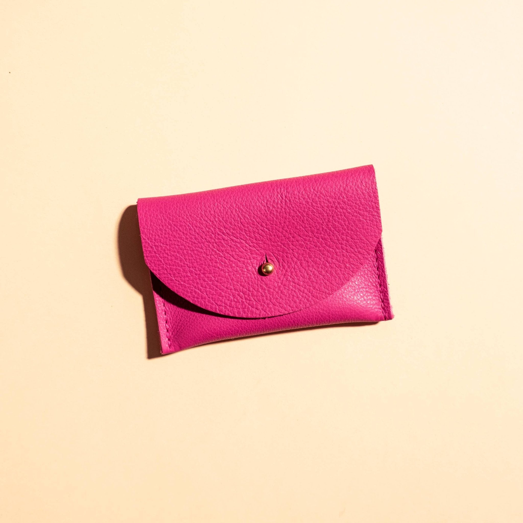 Cardholder - Pink Leather - elliparr