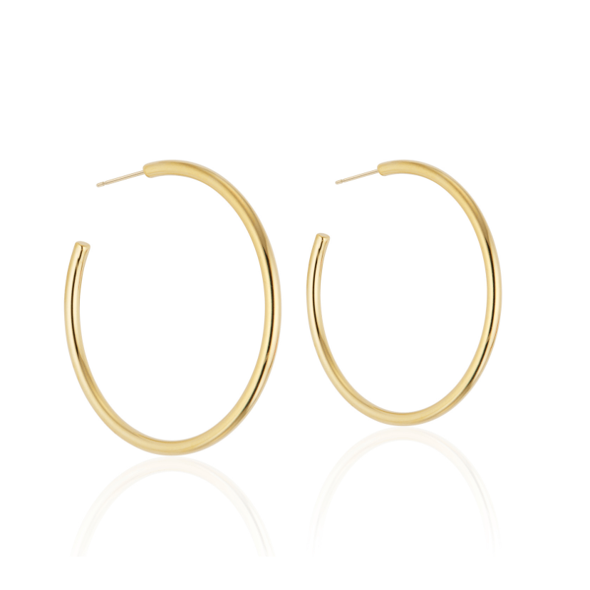 Classic Gold Hoops - elliparr