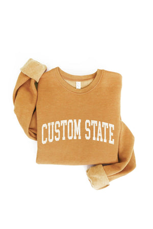 CUSTOM STATE Graphic Sweatshirt - elliparr