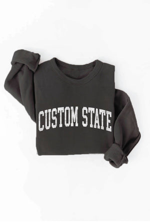 CUSTOM STATE Graphic Sweatshirt - elliparr