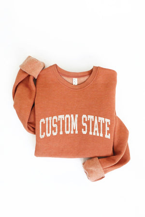 CUSTOM STATE Graphic Sweatshirt - elliparr