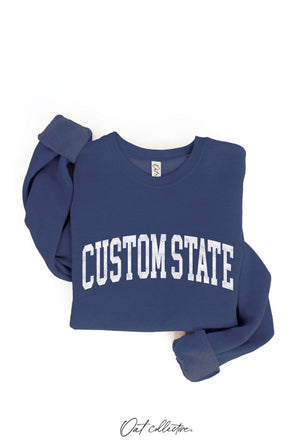 CUSTOM STATE Graphic Sweatshirt - elliparr