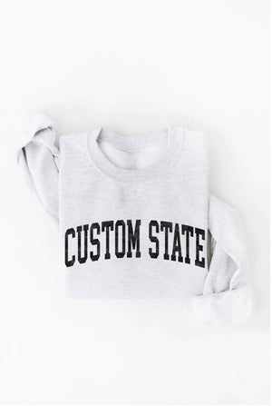 CUSTOM STATE Graphic Sweatshirt - elliparr