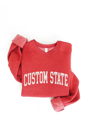 CUSTOM STATE Graphic Sweatshirt - elliparr