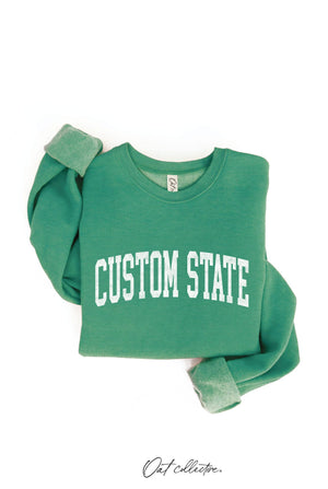 CUSTOM STATE Graphic Sweatshirt - elliparr