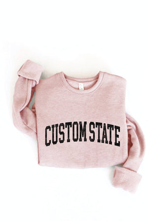 CUSTOM STATE Graphic Sweatshirt - elliparr