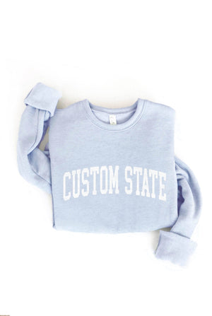 CUSTOM STATE Graphic Sweatshirt - elliparr