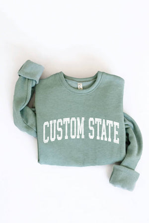 CUSTOM STATE Graphic Sweatshirt - elliparr