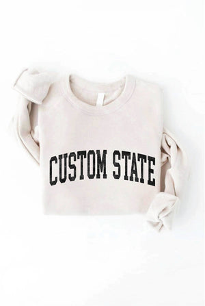 CUSTOM STATE Graphic Sweatshirt - elliparr