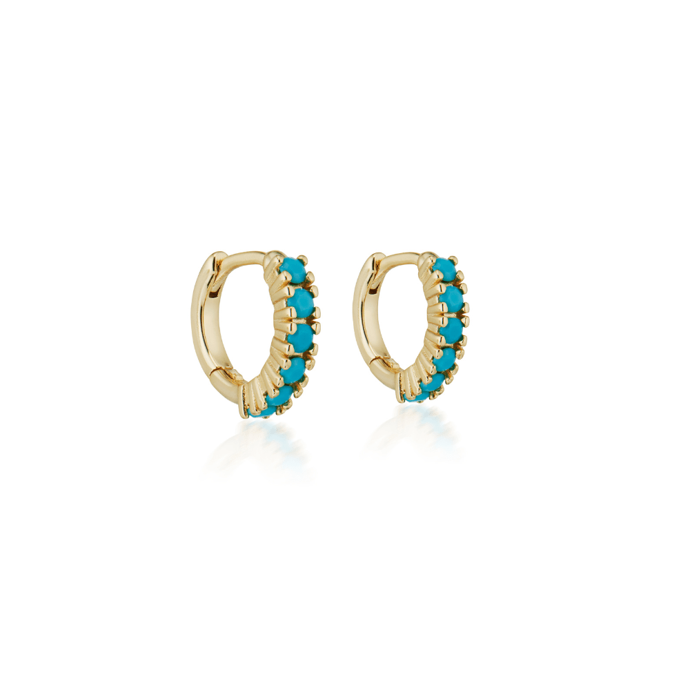 Elena Turquoise Huggies - elliparr