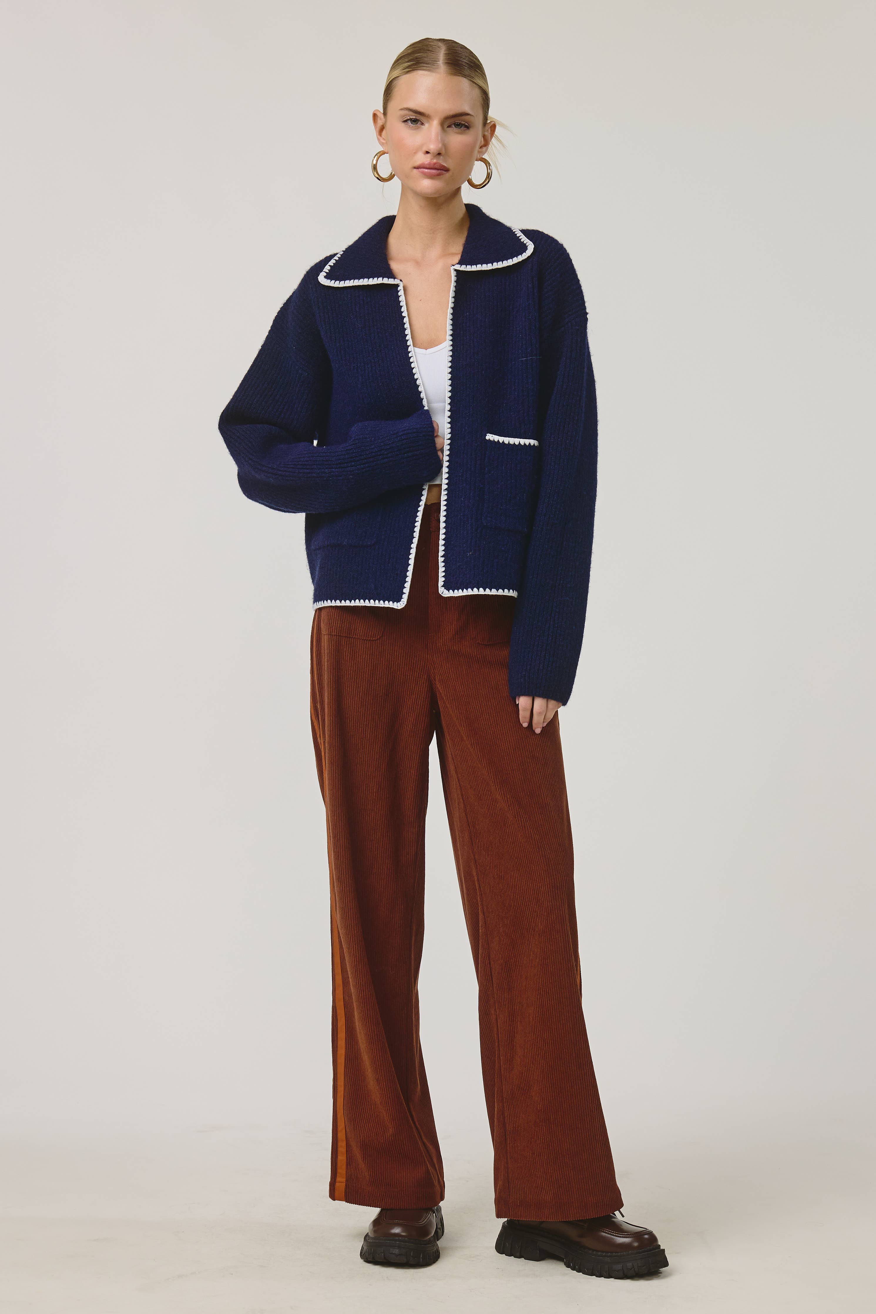 Fisherman’s Postcard Sweater Cardigan