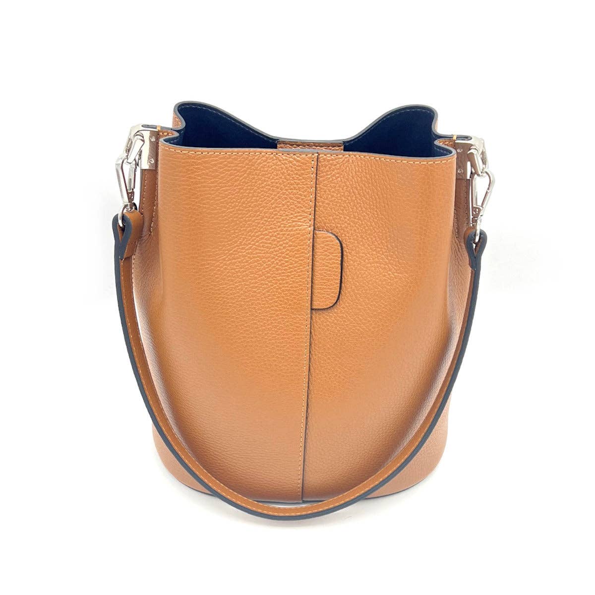 Genuine leather bucket bag, Made in Italy, art. 112559 - elliparr