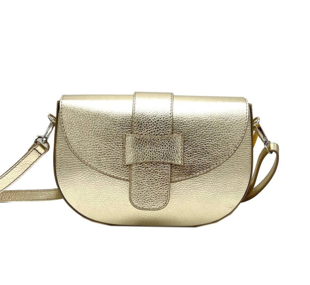 Genuine leather shoulder bag, for women, made in Italy, art. 112430 - elliparr