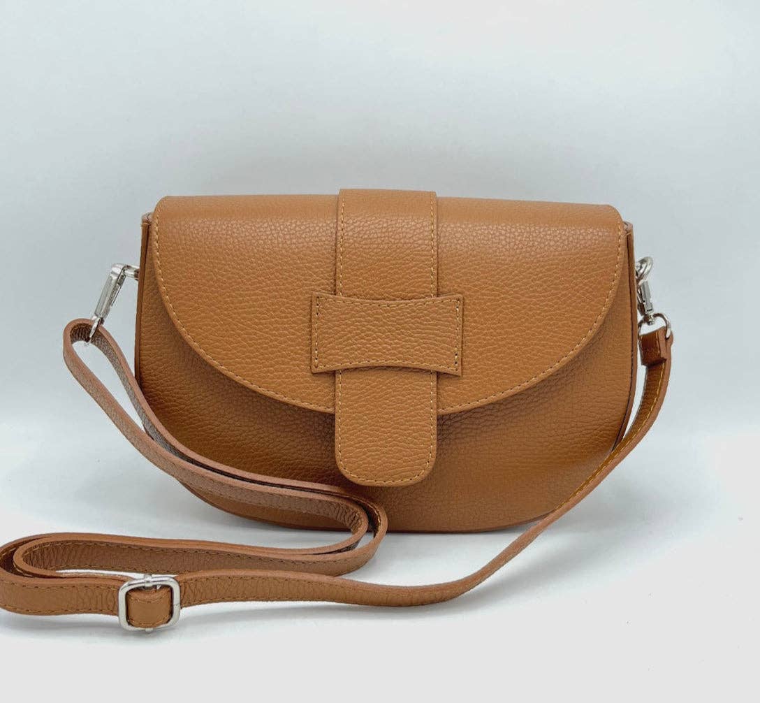 Genuine leather shoulder bag, for women, made in Italy, art. 112430 - elliparr
