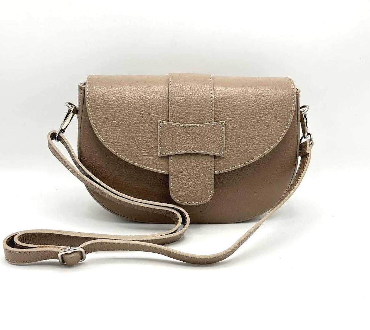 Genuine leather shoulder bag, for women, made in Italy, art. 112430 - elliparr