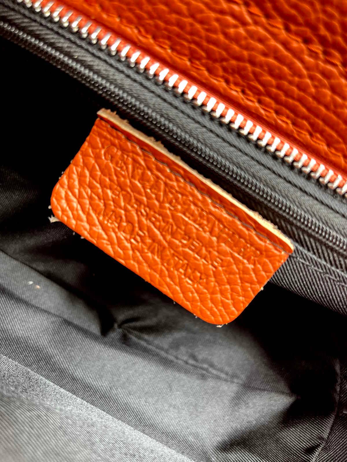 Genuine leather shoulder bag, for women, made in Italy, art. 112430 - elliparr