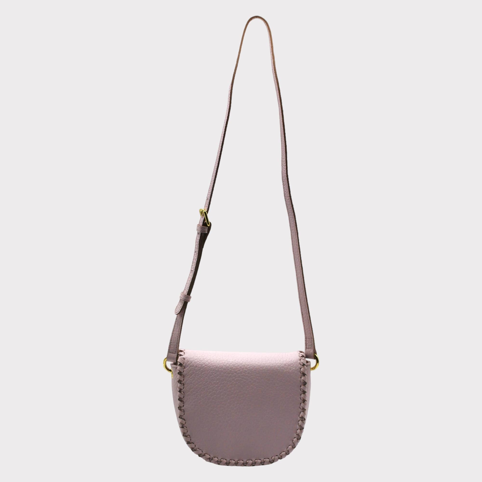 Jas - Genuine Leather Saddle Crossbody Bag - elliparr