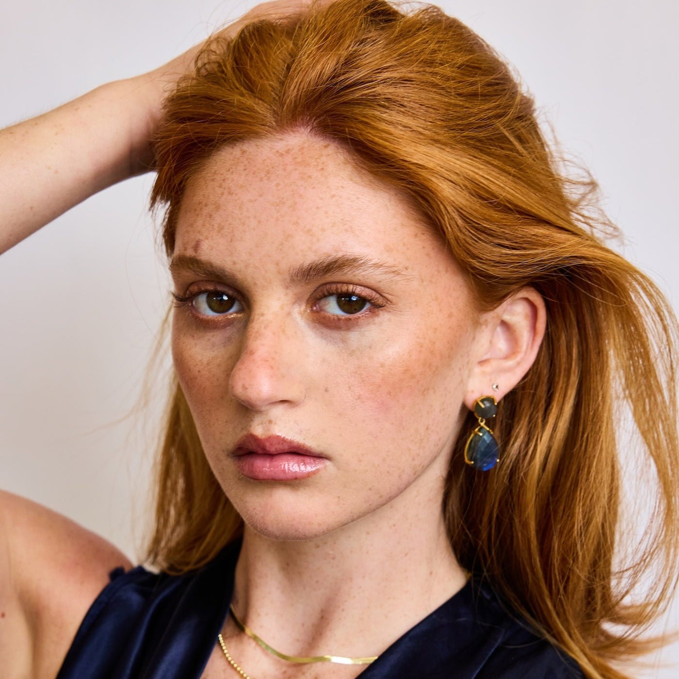 Lennox Earrings | Labradorite - elliparr